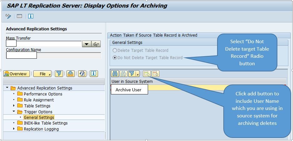 Display Option for Archiving